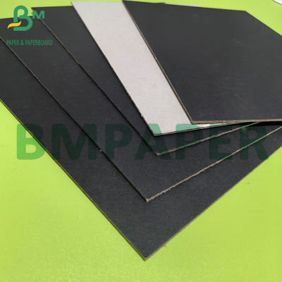 2 mm de cartão duplex preto reciclável de alta rigidez com parte traseira cinzenta para quadro fotográfico
