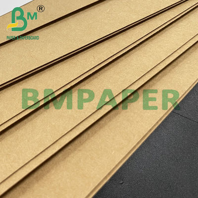 Caixas de cartão laminado de papel kraft marrom PE para recipientes de alimentos