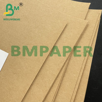 Caixas de cartão laminado de papel kraft marrom PE para recipientes de alimentos
