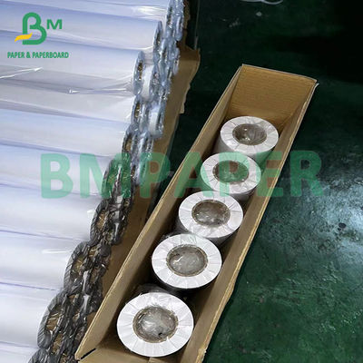 20LB 914mm*50m Papel de Ficha de Engenharia de Absorção de Tinta Branca Para desenho CAD