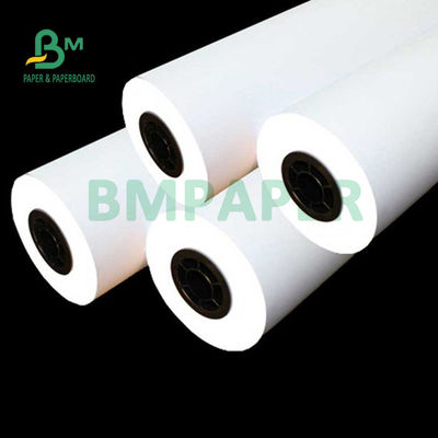 Largo formato CAD rolos de jato de tinta 20lb papel de ligação para desenho de engenharia 24' x 150'