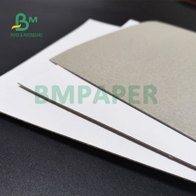 1.5 mm 2 mm Placa duplex revestida de branco laminada para caixa de roupas 700 x 1020 mm