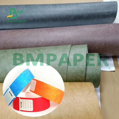 Papel de tecido de Tyvek colorido impermeável de 15 cm x 18 cm para pulseiras