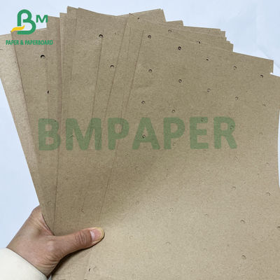 70gm Reciclável buraco redondo perfurando subposição de papel Kraft para fábrica de vestuário