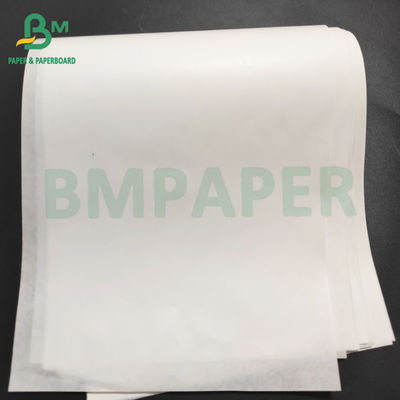 Papel de embrulho de vidro para frutas e vegetais, livre de ácidos, branco translúcido