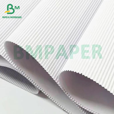3 camadas de papel de flauta preto branco E folha de cartão ondulado para caixas