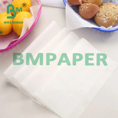 15 x 15 polegadas de papel de embalagem de sanduíche branco compostável para deli