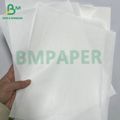 Papel Kraft branco branqueado de 40 gm G1S de qualidade alimentar reciclável