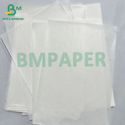 Papel Kraft branco branqueado de 40 gm G1S de qualidade alimentar reciclável