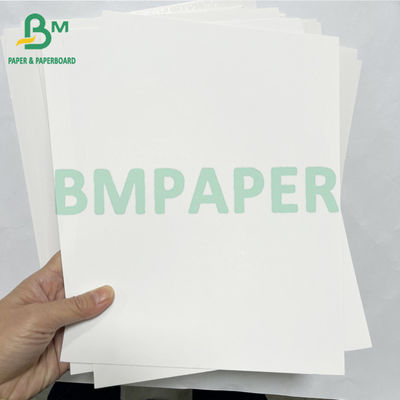 300 gm Kit 6 de cartão branco à prova de gordura para embalagens de frango frito