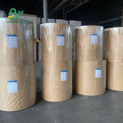 250gm impermeável + 15g PE revestido papel kraft rolo para xícara descartável 770mm