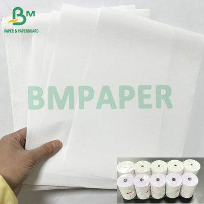 Papel POS reciclável de 48 gm 55 gm Rolo Jumbo para caixas registadoras