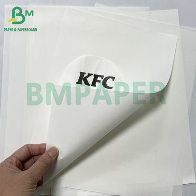 40gm de papel de sanduíche reciclável de grau alimentar kit 3 kit 5 à prova de óleo