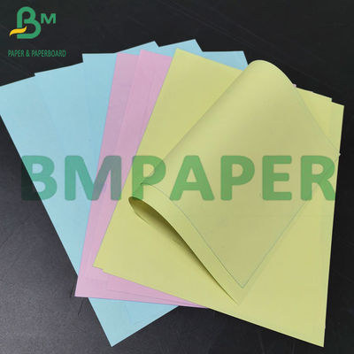 Papel contínuo sem carbono de 60 gm 70 gm em cores diferentes da impressão NCR