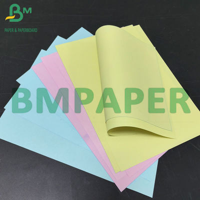 Papel contínuo sem carbono de 60 gm 70 gm em cores diferentes da impressão NCR