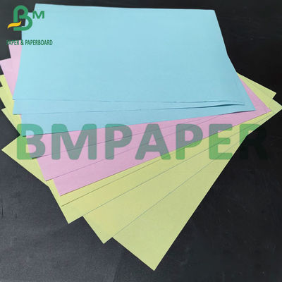 Papel contínuo sem carbono de 60 gm 70 gm em cores diferentes da impressão NCR