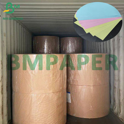 Papel contínuo sem carbono de 60 gm 70 gm em cores diferentes da impressão NCR