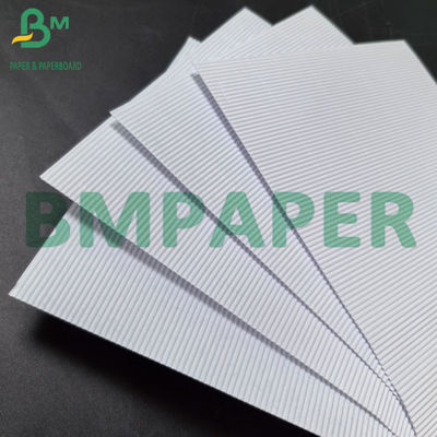 1.5mm 2.5mm 3 camadas de cartão branco corrugado embalagens de cartão branqueado folhas de cartão