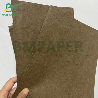 0.55mm Resistente a lacrimejar Tecido de papel Tex Kraft lavável colorido