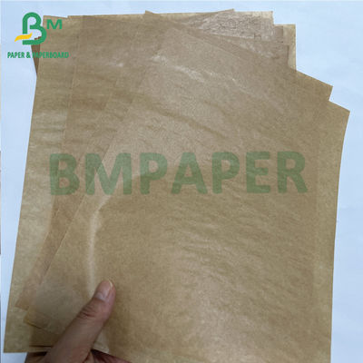 Rolo de papel de bolsas de kraft de 40 g de qualidade superior de um lado brilhante castanho