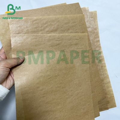 Rolo de papel de bolsas de kraft de 40 g de qualidade superior de um lado brilhante castanho
