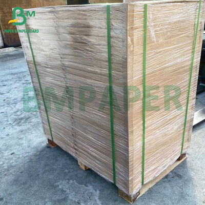 80g 130g Papel branco brilhante com cola de fusão a quente Papel branco de fundo