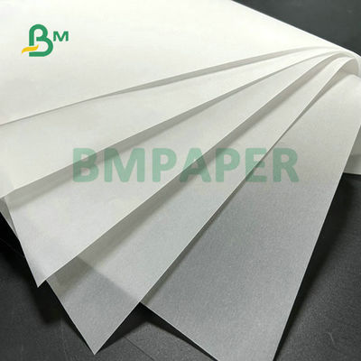 610 mm x 150 pés 73 gramas 83 gramas Impressão a jato de tinta translúcida Papel de rastreamento Vellum Papel para embalagem de presente