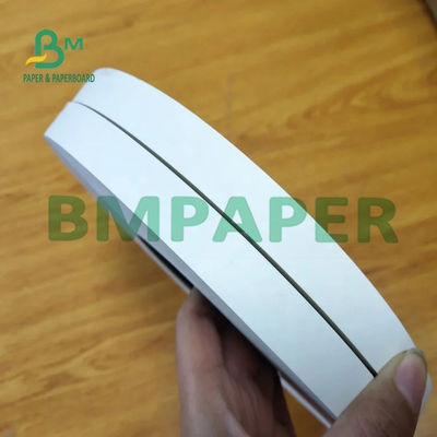 Papel de base de palha branco de 60 gm e 15 mm, de qualidade alimentar, para beber sumos