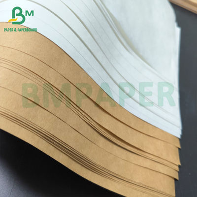 25 kg - 50 kg Embalagem de cimento Papel Kraft Papel Castanho Branco Sacos Extensiveis Papel
