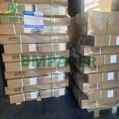 Rolo de Papel Plotter Azul Papel Plano de Dois lados Personalizado Largura 50m 100m 150m comprimento