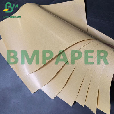 70 g+10 g de papel poliéster laminado unilateral, à prova de graxa, kraft não branqueado