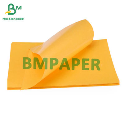 80gm Rollos de papel Kraft dourado para papel de envelope Bolsas de bolha Express 787mm 1092mm