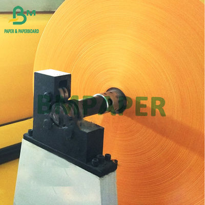 80gm Rollos de papel Kraft dourado para papel de envelope Bolsas de bolha Express 787mm 1092mm