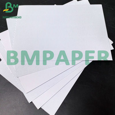 1 mm F Folhas de cartão ondulado branco para fazer caixas