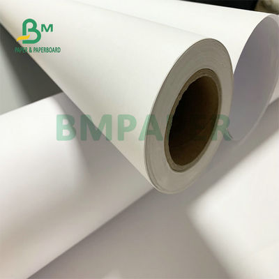 20# 24# 28# Largo formato papel de jato de tinta 20lb 24lb papel CAD não revestido