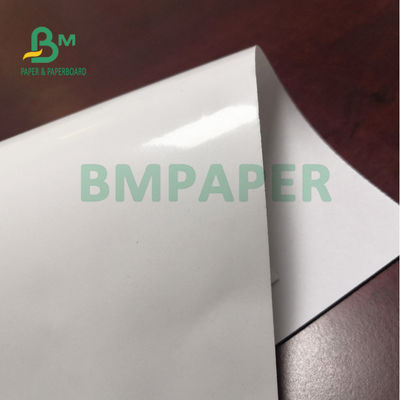 80 gm C1S Papel branco revestido de alto brilho para rótulos de bebidas 70 x 100 cm