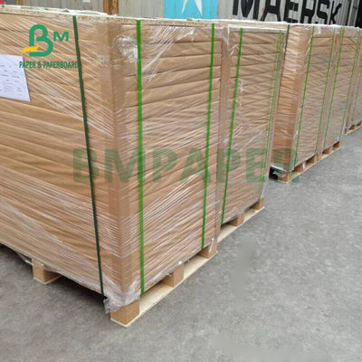 80 gm C1S Papel branco revestido de alto brilho para rótulos de bebidas 70 x 100 cm