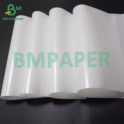 30 gm 60 gm Papel Kraft Branco Brilhante de Lado Único de Grau Alimentar Para Produtos de Embalagem