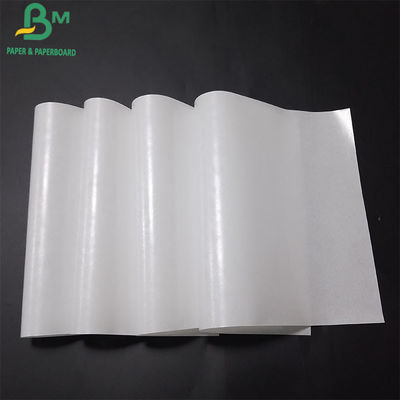 30 gm 60 gm Papel Kraft Branco Brilhante de Lado Único de Grau Alimentar Para Produtos de Embalagem