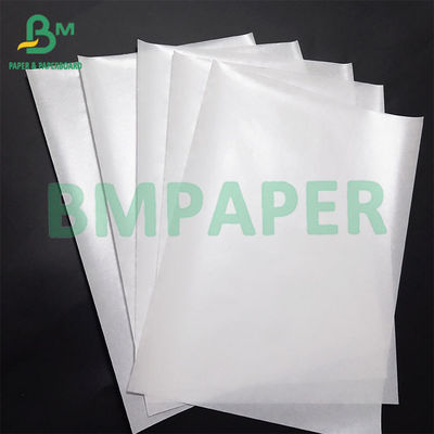30 gm 60 gm Papel Kraft Branco Brilhante de Lado Único de Grau Alimentar Para Produtos de Embalagem