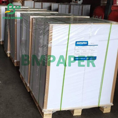 C2S Gloss Artboard Alto volume de papel branco revestido de dois lados 300g 350g 35&quot; x 47&quot; Tamanho personalizado