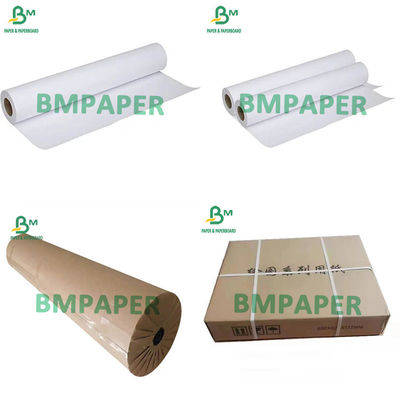 50g - 80g Papel de Plotter Branco Rolo pequeno 50m/100m/150m/200m comprimento Embalagem em cartão