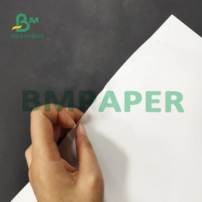 Papel sintético 80um 100um de cor branca resistente a rasgos para impressão a jato de tinta