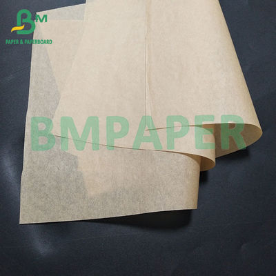 Papel de embalagem de qualidade 40gm Castanho Greaseproof Waterproof para embalagens de hambúrgueres