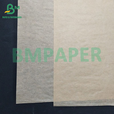 Papel de embalagem de qualidade 40gm Castanho Greaseproof Waterproof para embalagens de hambúrgueres