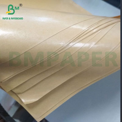 Papel revestido com silicone de Kraft marrom liberado Papel de Kraft 80gm para rótulos