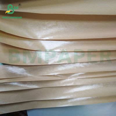 Papel revestido com silicone de Kraft marrom liberado Papel de Kraft 80gm para rótulos
