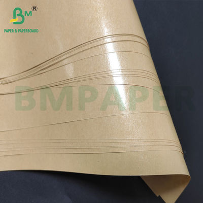 Papel revestido com silicone de Kraft marrom liberado Papel de Kraft 80gm para rótulos