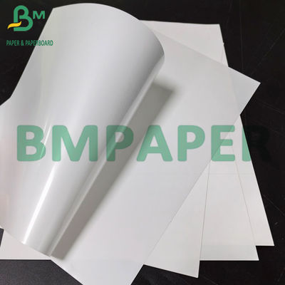 Papel sintético térmico revestido de 220gm com papel de rolos de PP térmico de fusão quente