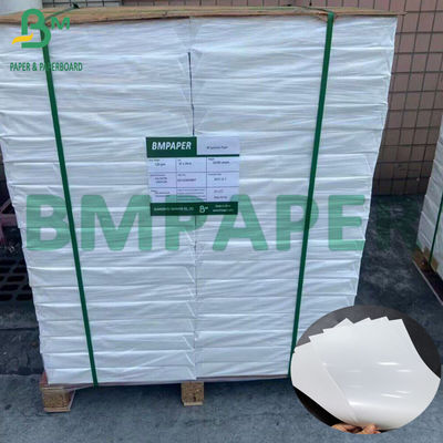 Papel sintético térmico revestido de 220gm com papel de rolos de PP térmico de fusão quente